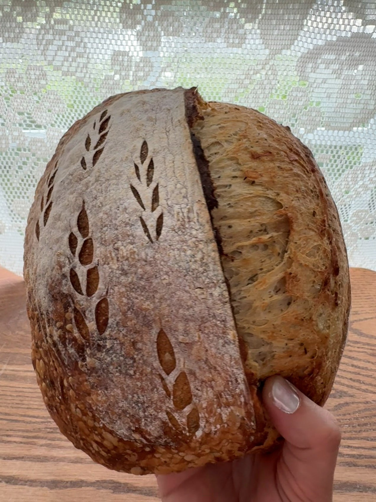 Herbs de Provence and Parmesan Sourdough